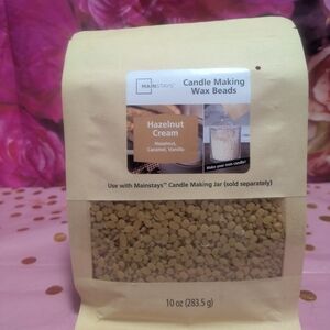 Mainstays Hazelnut Cream Candle Making Wax Beads
